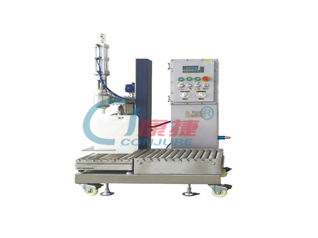 GCJ01/02-50-IIB頂充式半自動液體灌裝機